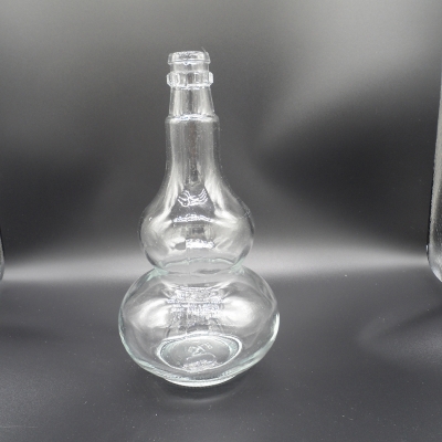 Botella de vidrio en forma de Calabash