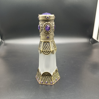 Dubai botella de vidrio vacío