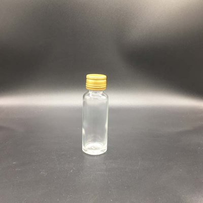 Frasco de vidrio de jarabe de 30 ml o pequeño medicamento para hierbas